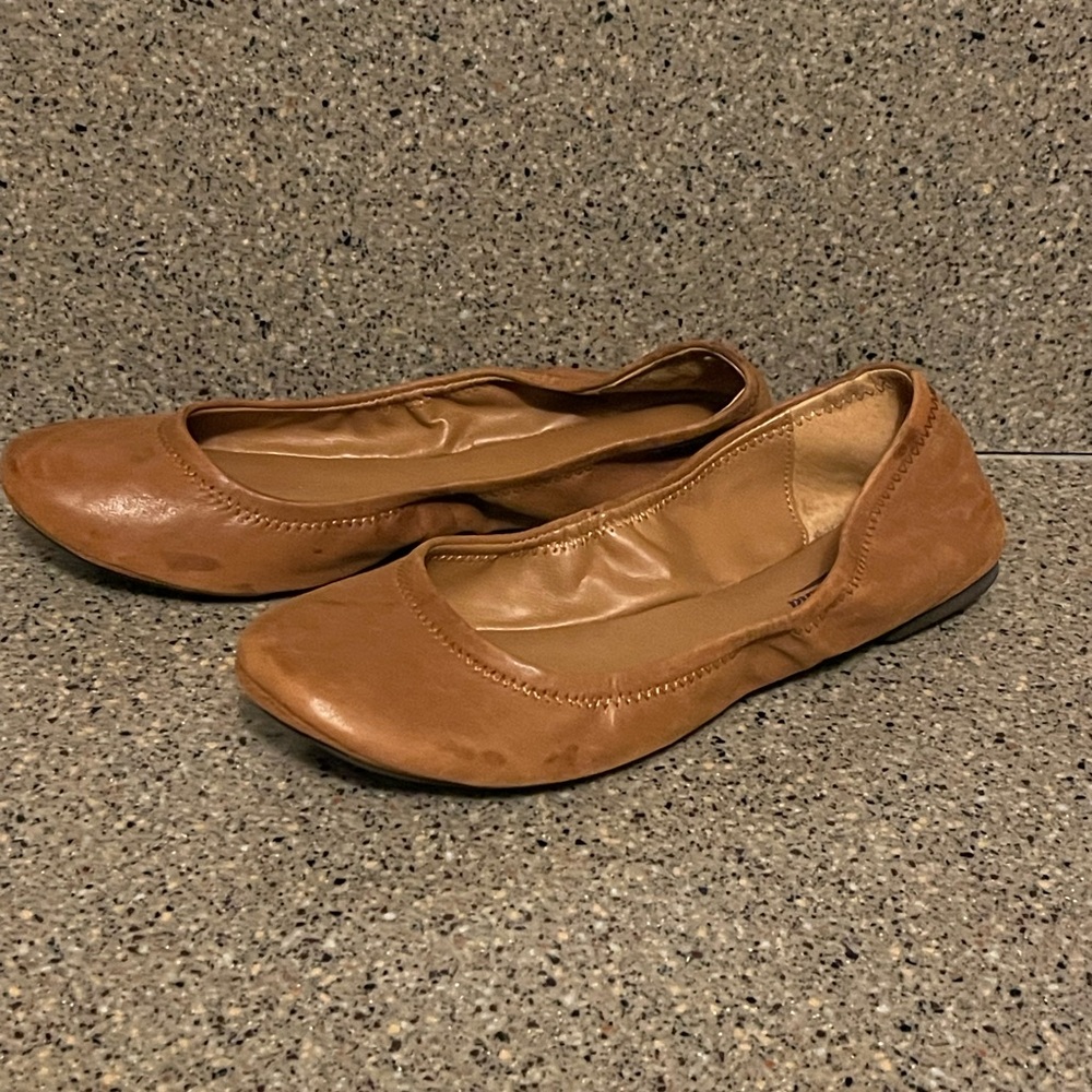 Lucky Brand Tan Ballet Flats